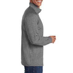 Men's Stretch 1/2 Zip Pullover - Charcoal Grey Heather