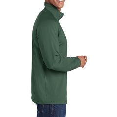 Men's Stretch 1/2 Zip Pullover - Forest Green