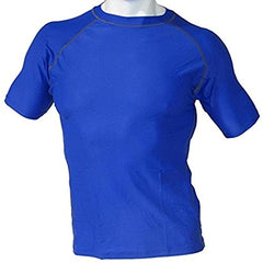 Men's Fitness Workout Base Layer Compression Shirt - Blue