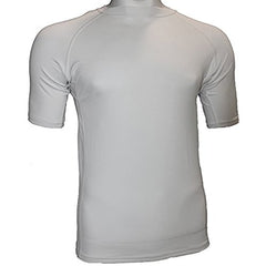 Men's Fitness Workout Base Layer Compression Shirt - White