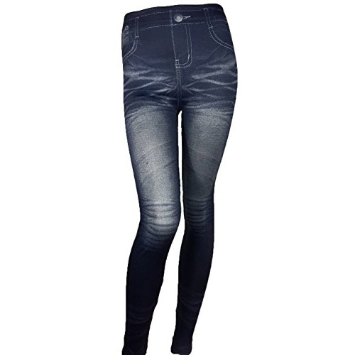 Blue Jean Stretch Leggings | Denim Jeggings Streetwear | Melody Legging  High Waist - Leggings - Aliexpress