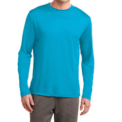 Men's Long Sleeve PosiCharge Competitor Tee - Atomic Blue