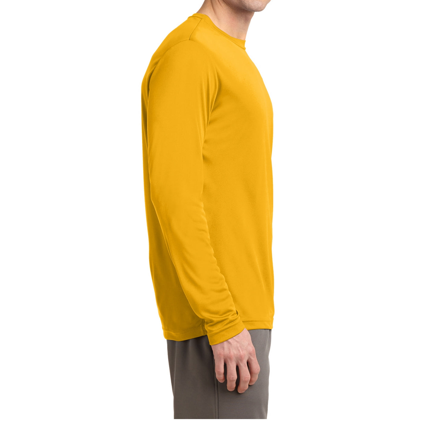 Men's Long Sleeve PosiCharge Competitor Tee - Gold