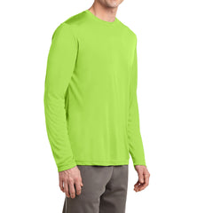 Men's Long Sleeve PosiCharge Competitor Tee - Lime Shock