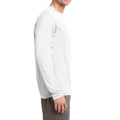 Men's Long Sleeve PosiCharge Competitor Tee - White