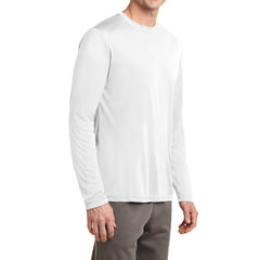 Men's Long Sleeve PosiCharge Competitor Tee - White