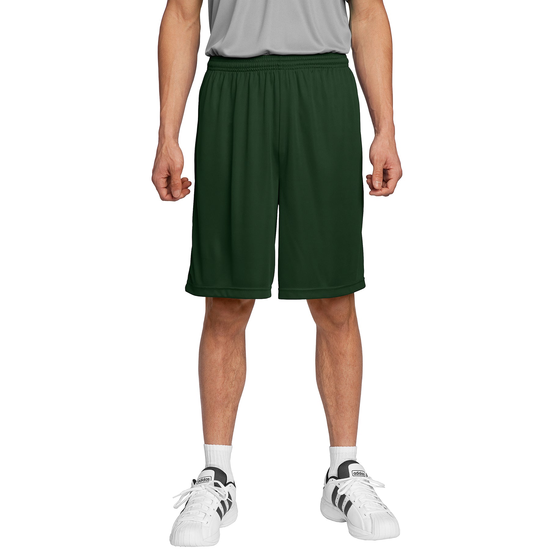 Men's PosiCharge Competitor Short Forest Green Front