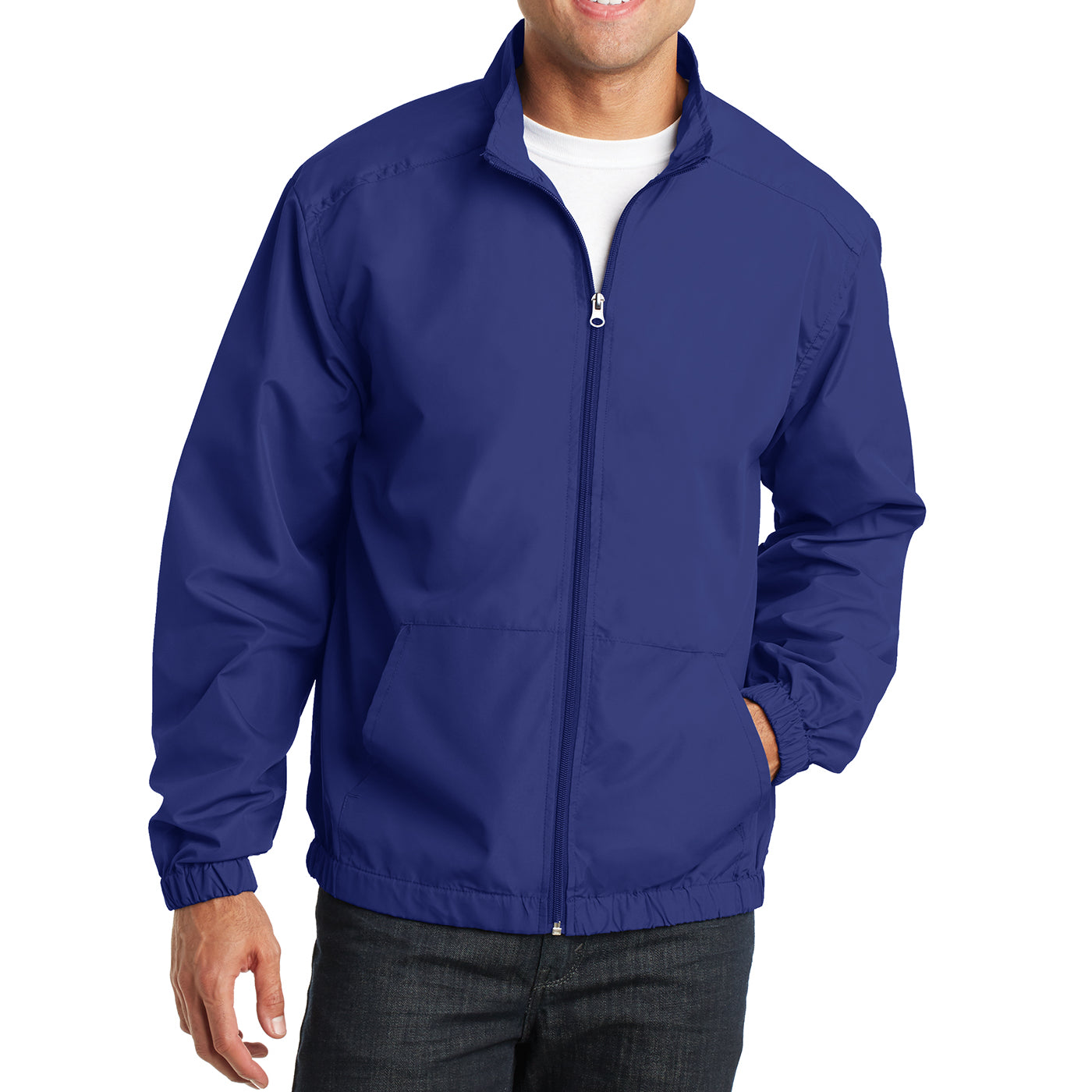 Men's Essential Jacket - Mediterranean Blue - Front