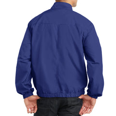 Men's Essential Jacket - Mediterranean Blue - Back