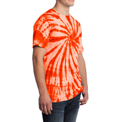 Men's Tie-Dye Tee - Orange - Side