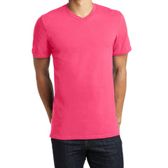 Men's Young The Concert Tee V-Neck - Neon Pink