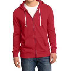 Men's Young Core Fleece Full-Zip Hoodie-New Red