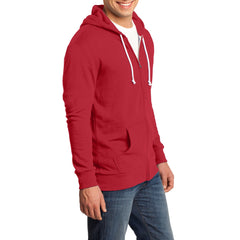 Men's Young Core Fleece Full-Zip Hoodie-New Red