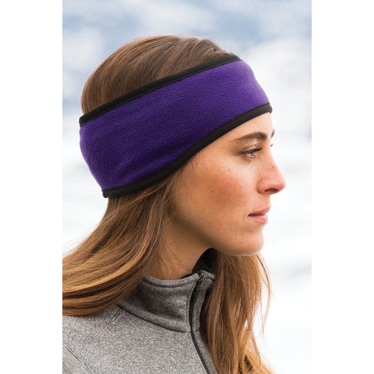 Two-Color Fleece Headband –