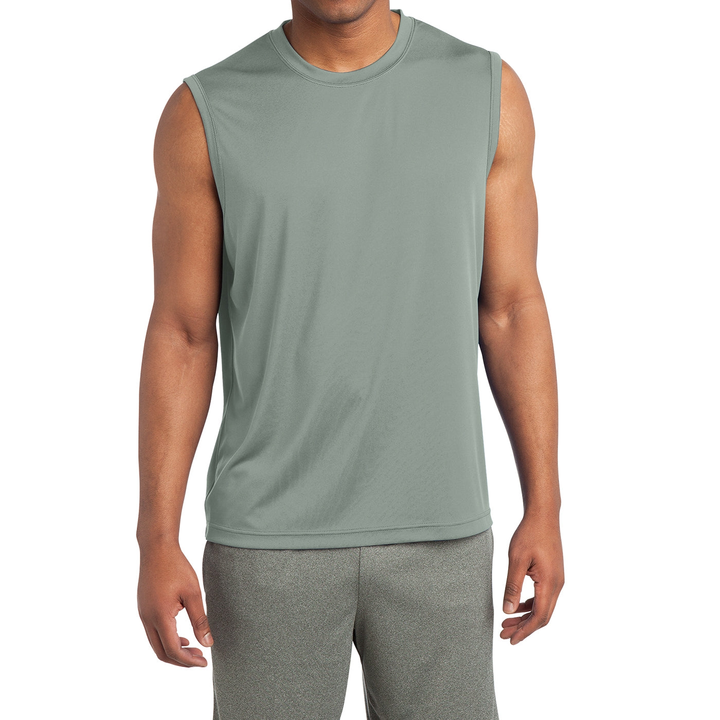 Sleeveless PosiCharge Competitor Tee - Silver