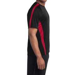 Men's Colorblock PosiCharge Competitor Tee - Black/ True Red