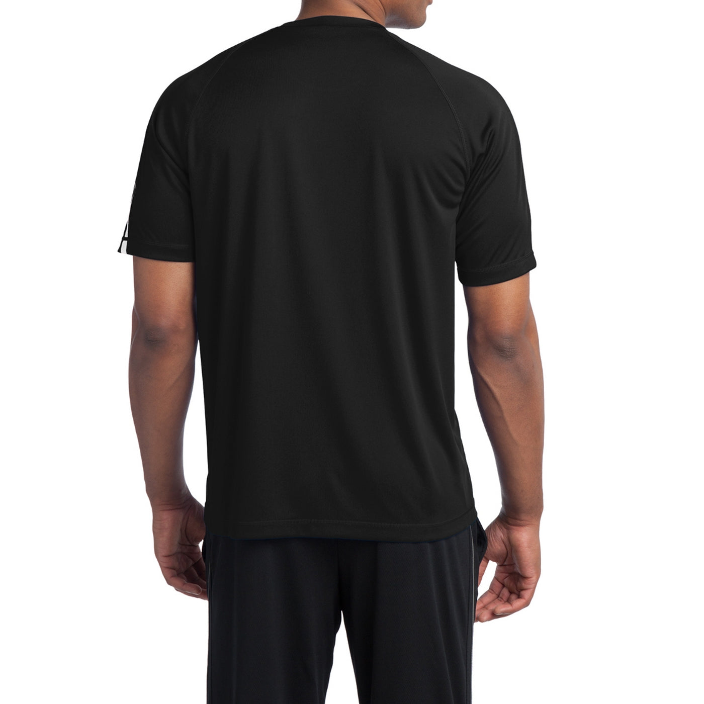 Men's Colorblock PosiCharge Competitor Tee - Black/ True Red