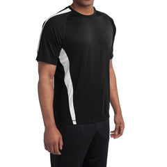 Men's Colorblock PosiCharge Competitor Tee - Black/ White