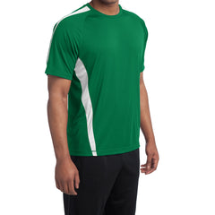 Men's Colorblock PosiCharge Competitor Tee - Kelly Green/ White