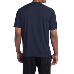 Men's Colorblock PosiCharge Competitor Tee - True Navy/ Gold