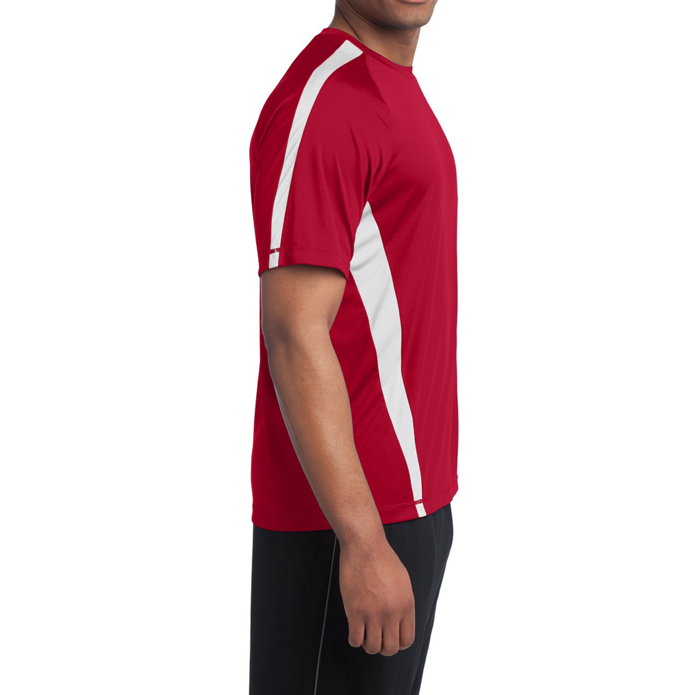Men's Colorblock PosiCharge Competitor Tee - True Red/ White