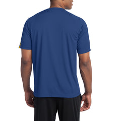 Men's Colorblock PosiCharge Competitor Tee - True Royal/ Gold