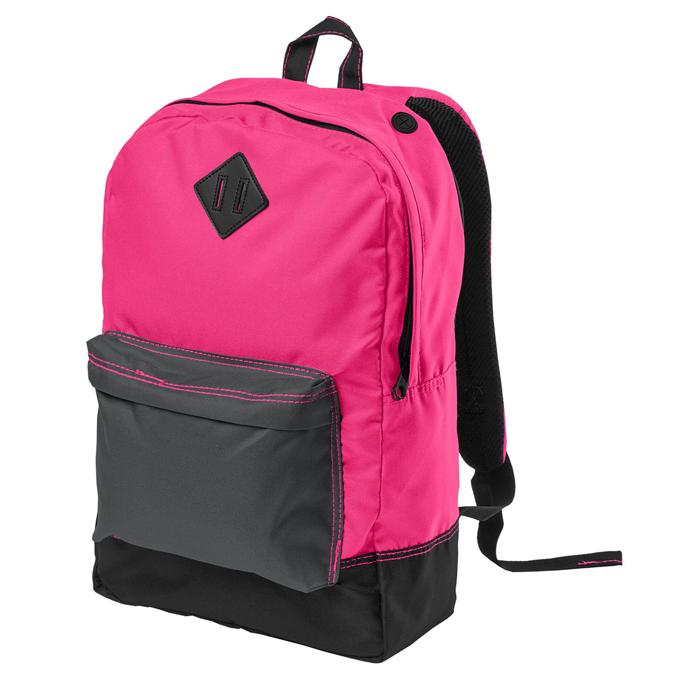 Women's Retro Backpack - Neon Pink