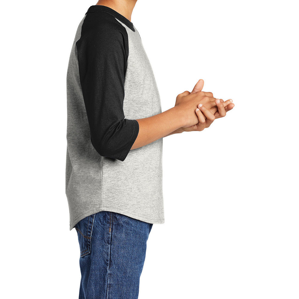 Youth 3/4 Sleeves Colorblock Raglan Baseball Soft Jersey – Mafoose.com