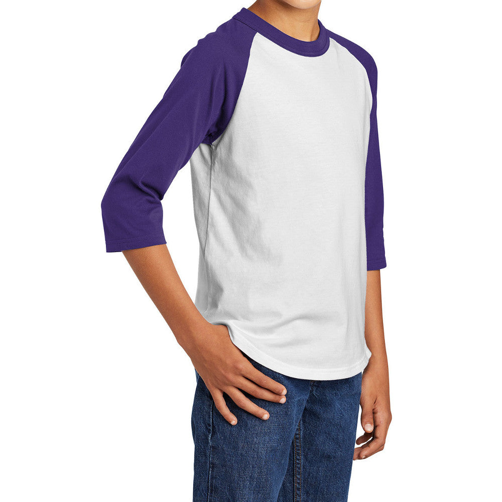  Outerstuff MLB Boys Youth (8-20) Baseball Academy 3/4 Sleeve  Raglan T-Shirt : Sports & Outdoors