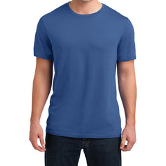 Men's Young  Soft Wash Crew Tee - Maritime Blue