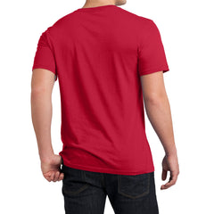 Men's Young  Soft Wash Crew Tee - New Red