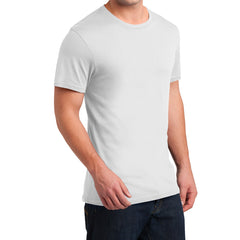 Men's Young  Soft Wash Crew Tee - White