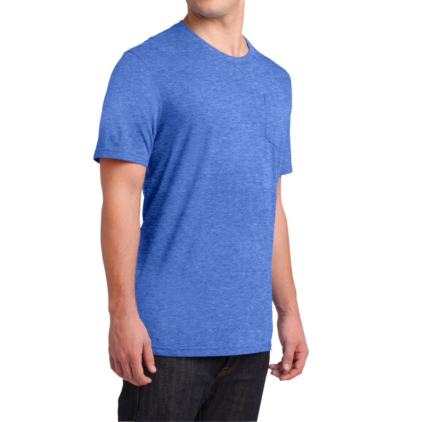 Men's Young Very Important Tee with Pocket - Heathered Royal