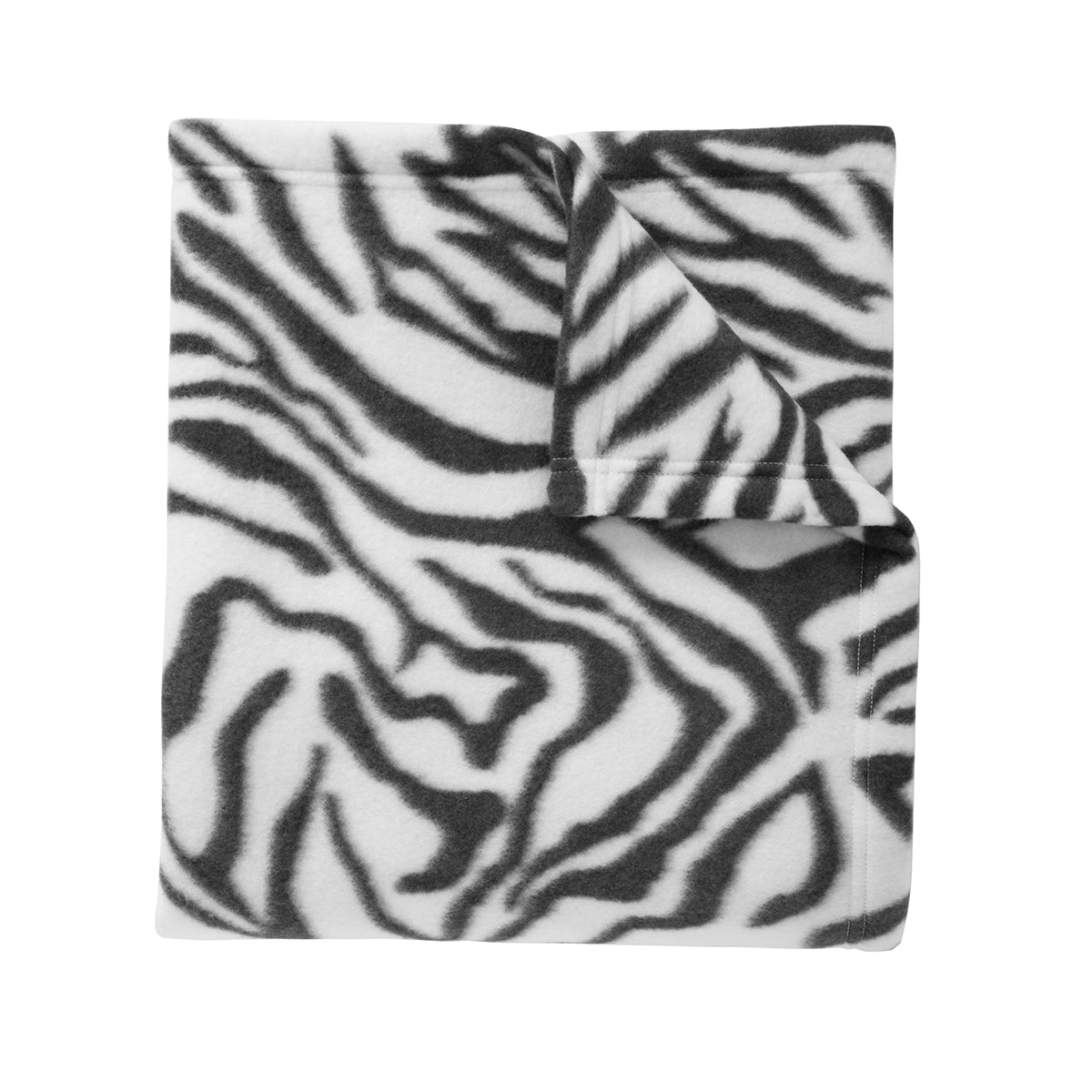 Core Printed Fleece Blanket Zebra Print