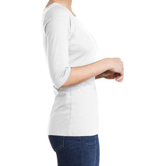Women's Perfect Weight 3/4-Sleeve Tee - Bright White