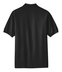 Mafoose Men's 100% Pima Cotton Polo Shirt Black-Back