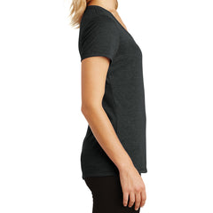 Women's Perfect Tri V-Neck Tee - Black Frost - Side