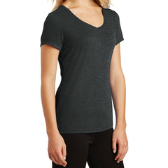 Women's Perfect Tri V-Neck Tee - Black Frost - Side