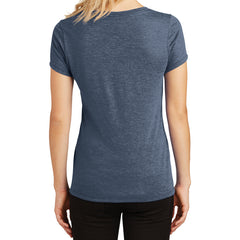 Women's Perfect Tri V-Neck Tee - Navy Frost - Back