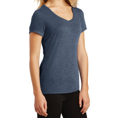 Women's Perfect Tri V-Neck Tee - Navy Frost - Side