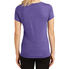 Women's Perfect Tri V-Neck Tee - Purple Frost - Back