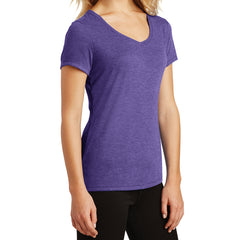 Women's Perfect Tri V-Neck Tee - Purple Frost - Side