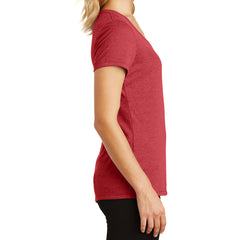 Women's Perfect Tri V-Neck Tee - Red Frost - Side