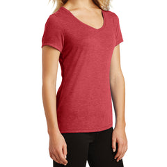 Women's Perfect Tri V-Neck Tee - Red Frost - Side