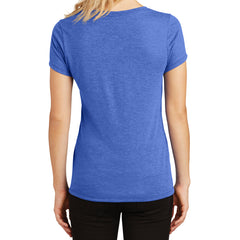 Women's Perfect Tri V-Neck Tee - Royal Frost - Back