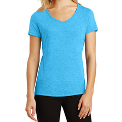 Women's Perfect Tri V-Neck Tee - Turquoise Frost - Front