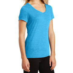 Women's Perfect Tri V-Neck Tee - Turquoise Frost - Side