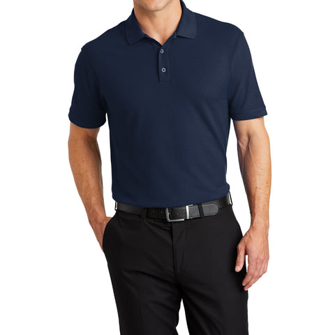 Men's Short Sleeve Core Classic Pique Polo Shirt for Everyday Wear