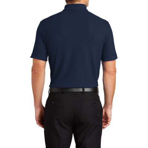 Men's Short Sleeve Core Classic Pique Polo Shirt for Everyday Wear