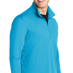 Men's Long Sleeves PosiCharge Competitor Cadet Collar 1/4-Zip Pullover